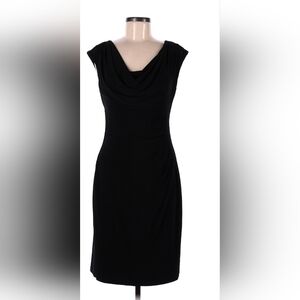 Lauren Ralph Lauren Little Black Ruched Dress 10